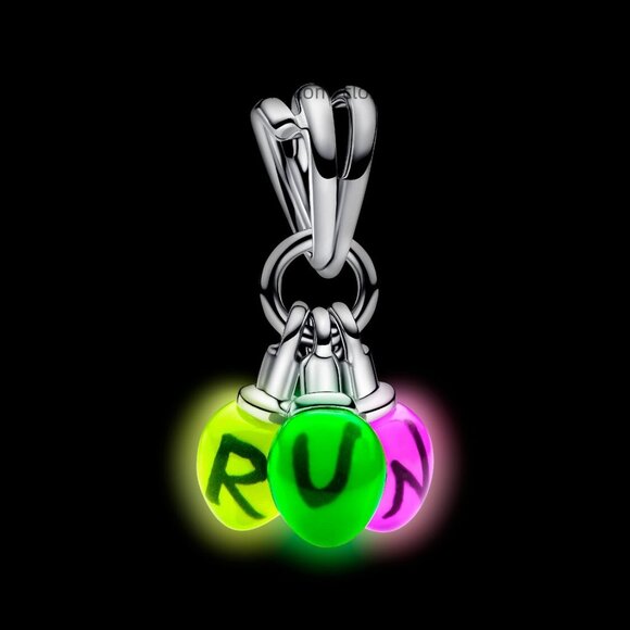 Pandora Stranger Things Glow-in-the-dark Run Dangle Charm - Picture 4 of 6